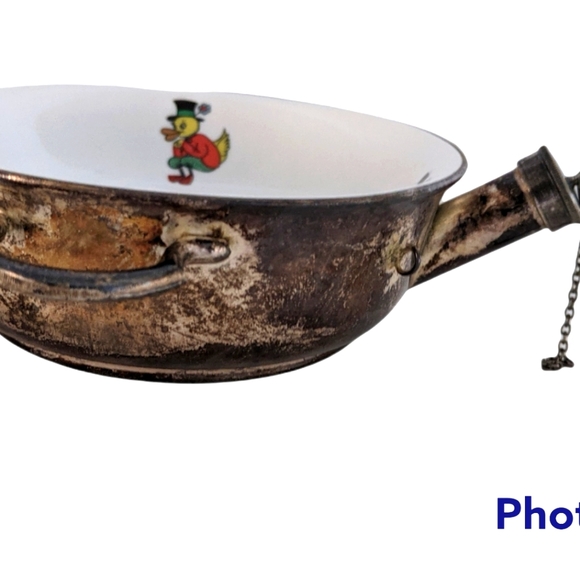 1940s Baby warming bowl - antique - Picture 2 of 5